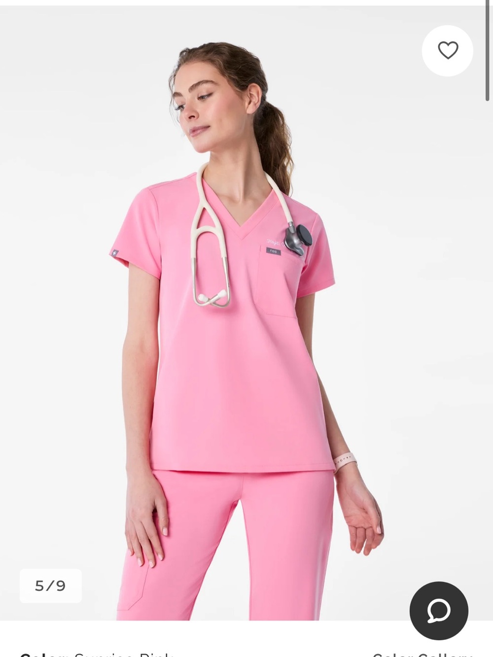 Catarina one-pocket top- sunrise pink
